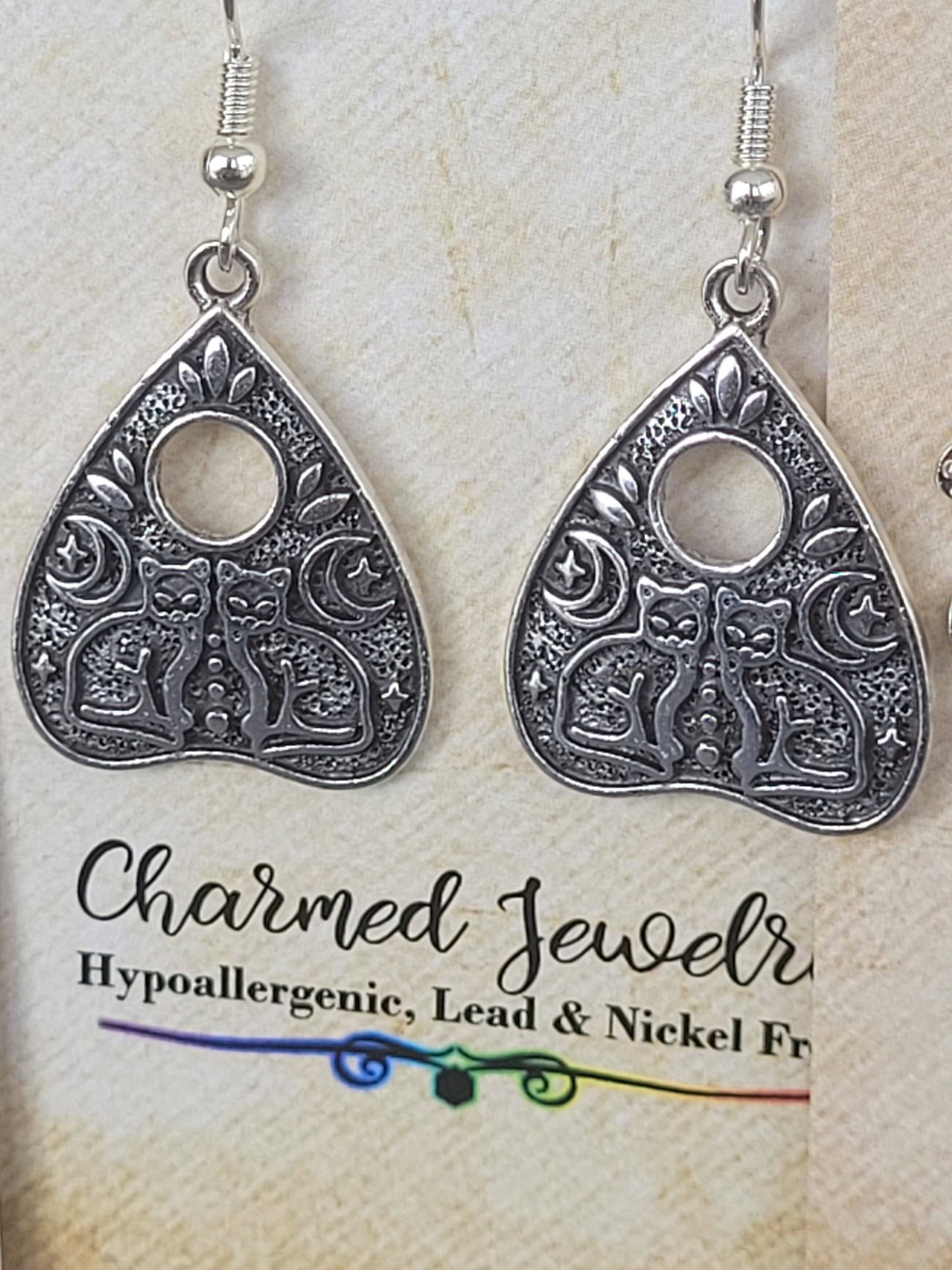 Ouija & Tarot Card Earrings, Necklaces & Zipper Pulls: Necklaces / Ouija