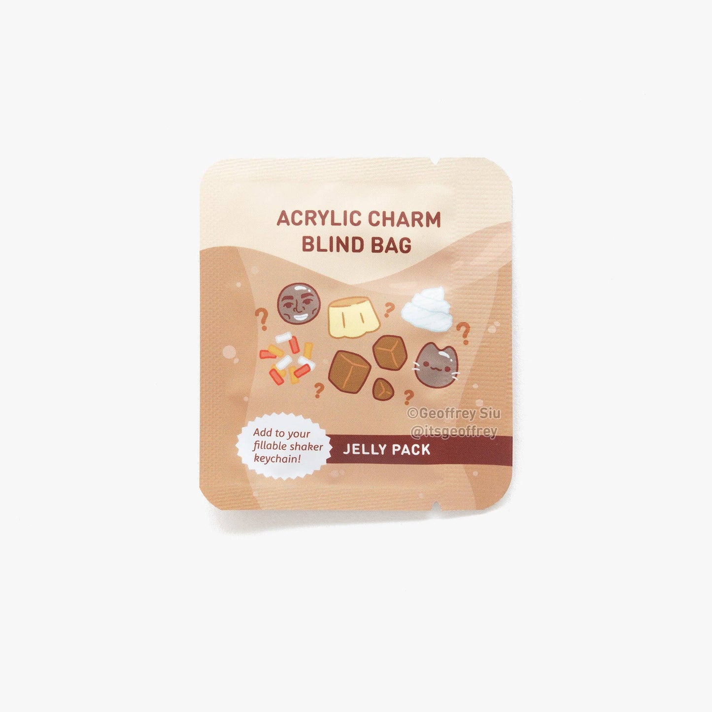 Boba Topping Fillable Keychain Charms Blind Booster Packs: Fruity Pack