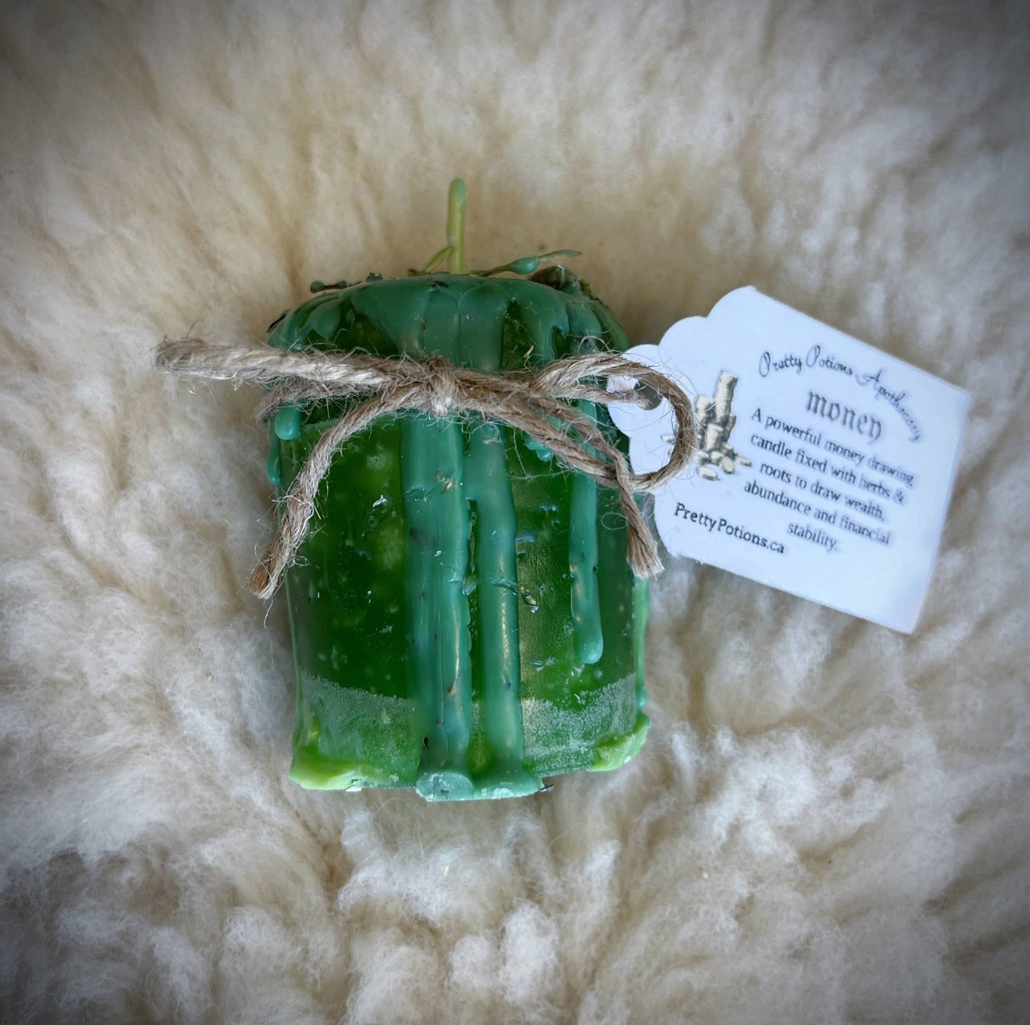 MONEY Votive Candle