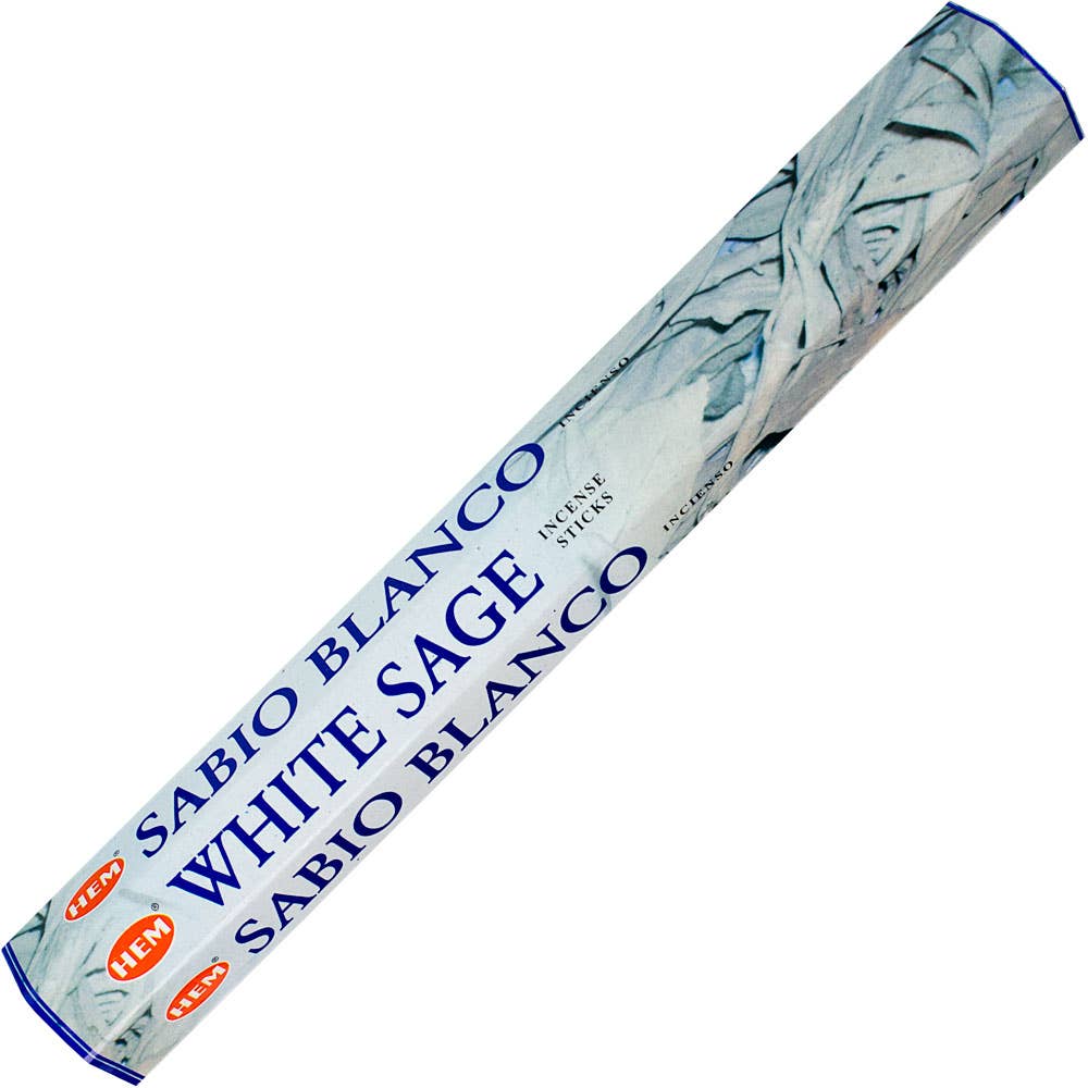 Hem Hexagonal Pack Incense 20 Gr White Sage (Pk 6)