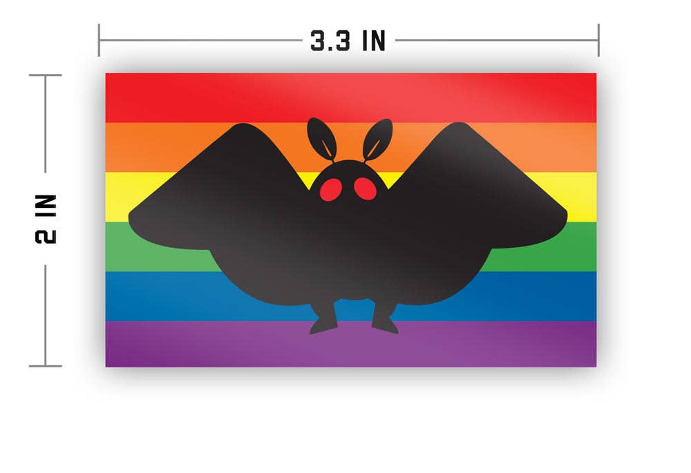 Mothman Pride Sticker