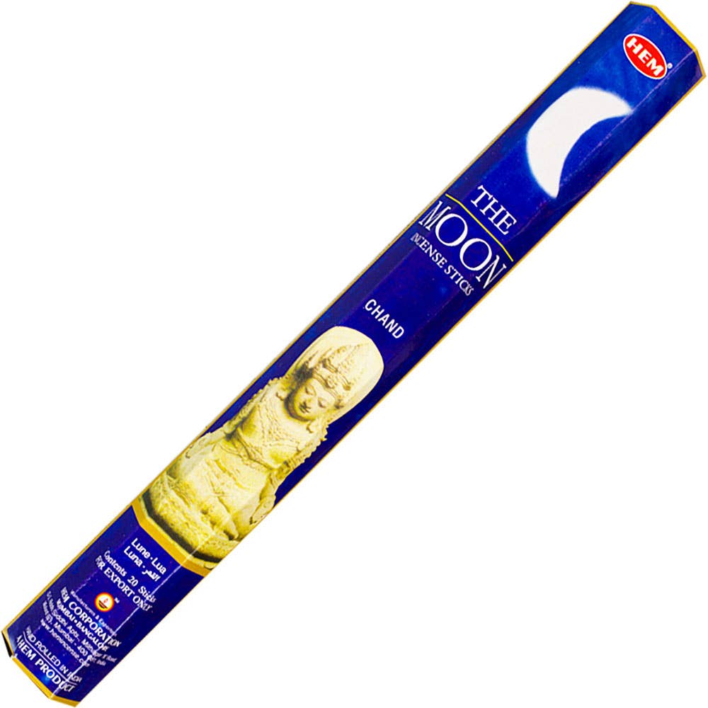 Hem Hexagonal Pack Incense 20 Gr Moon (Pk 6)