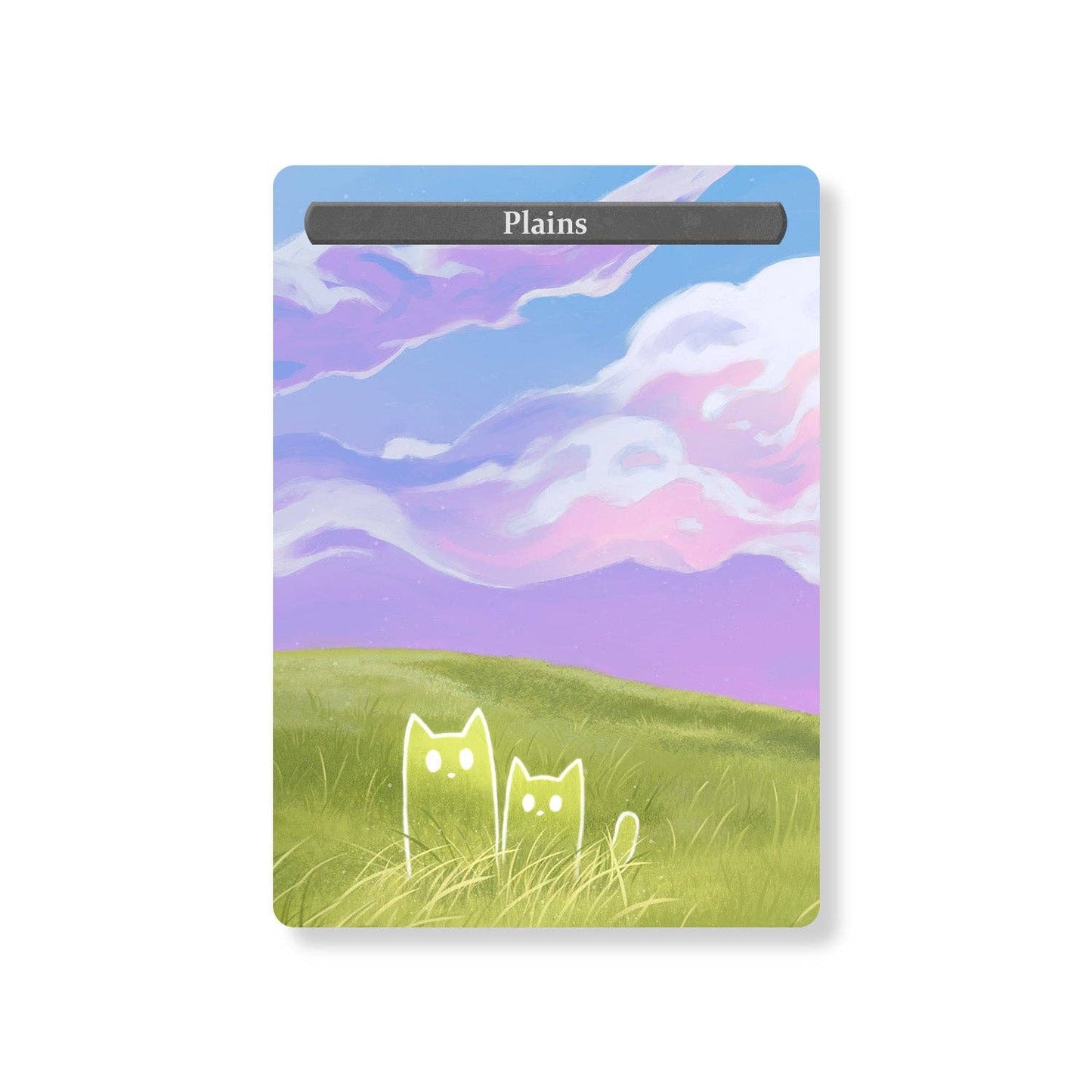 ManaCat Plains - Land Proxy Set: ManaCat Plains - One Set (3 cards)