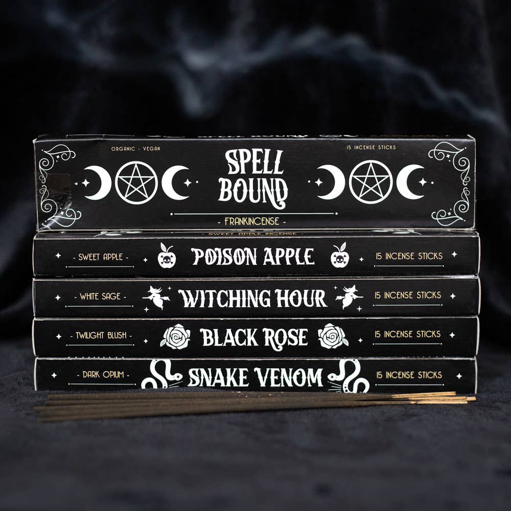 Set of 6 Midnight Rituals Gothic Incense Sticks