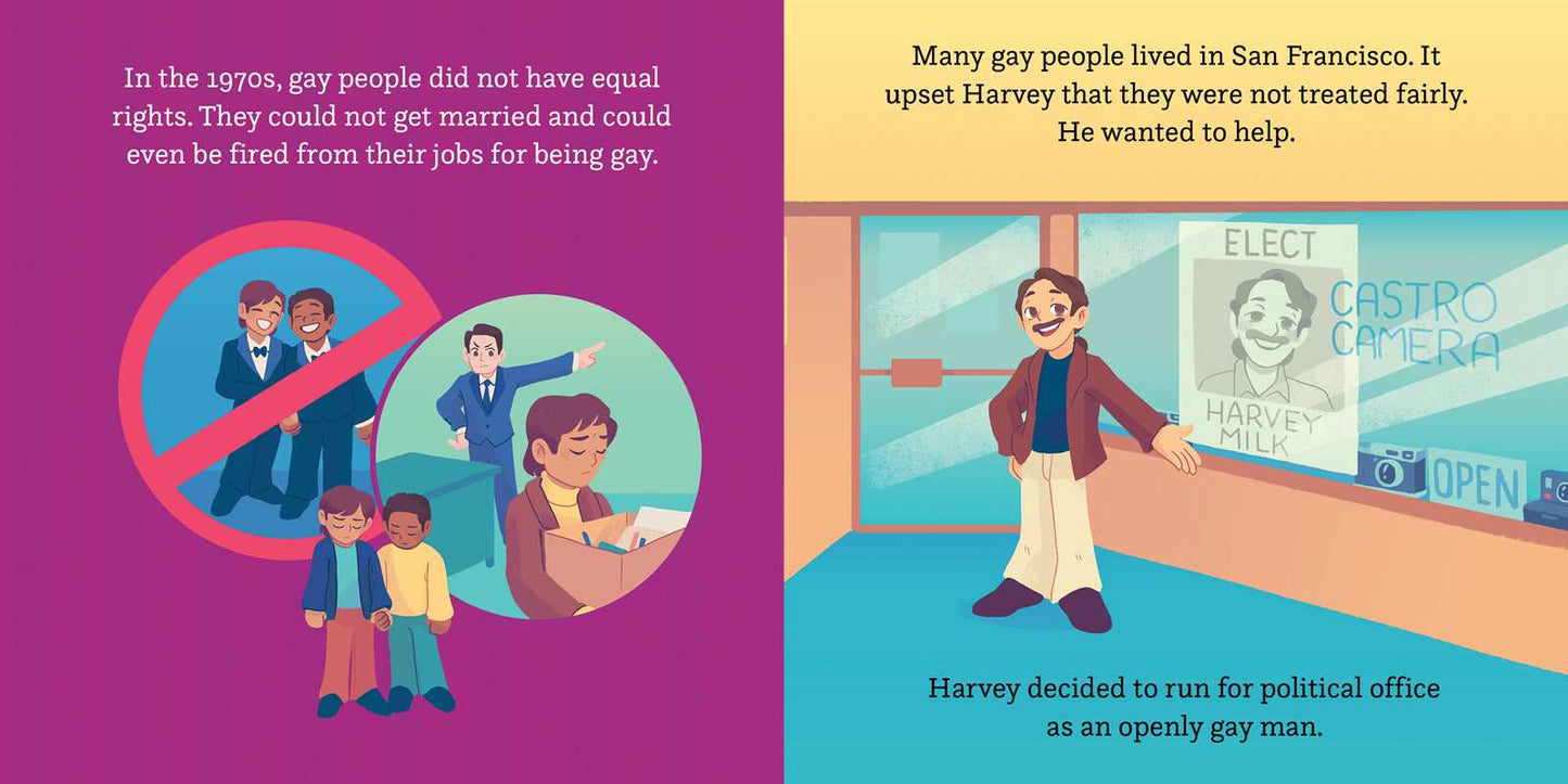 Harvey Milk by Little Bee Books: Board Books; 22 pages / English