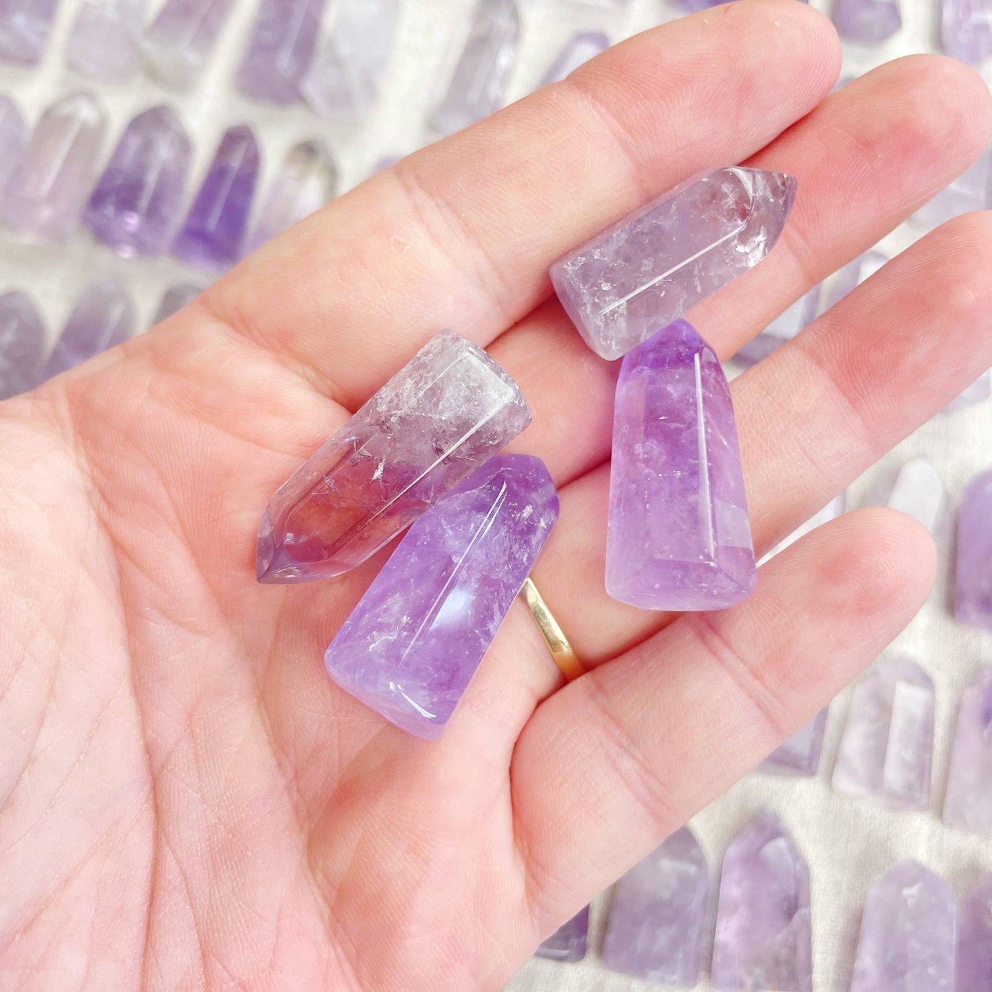 Mini Amethyst Towers