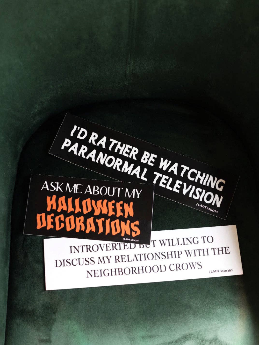 Neighborhood Crows Bumper Sticker