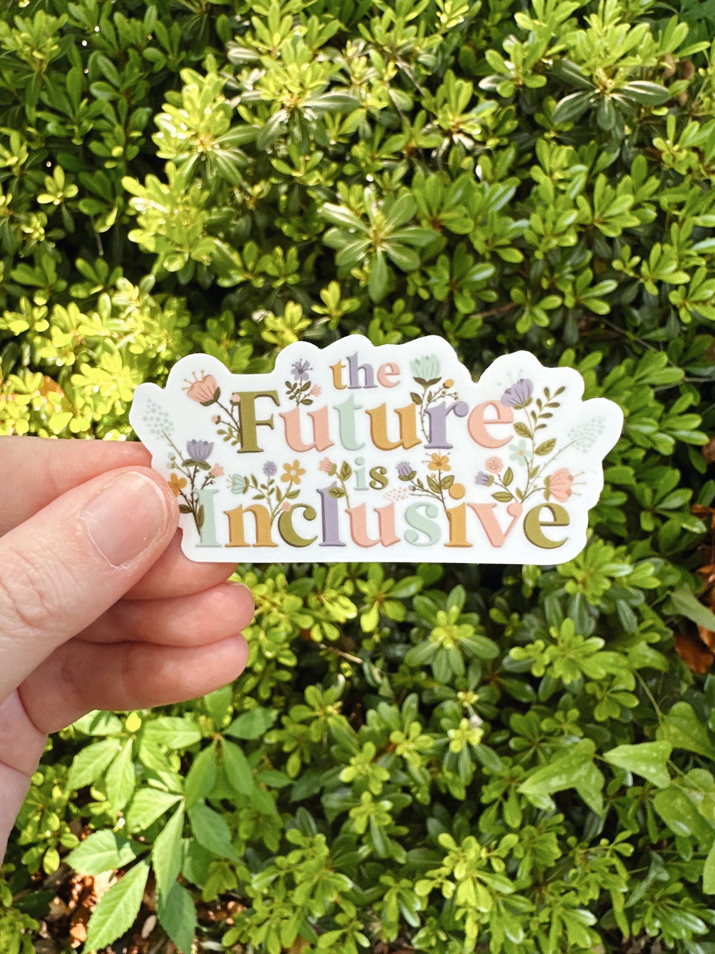 Inclusive Vinyl Sticker: Small (3")