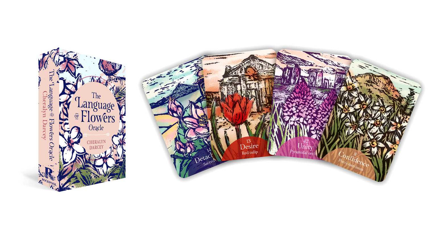 Language of Flowers Oracle by Cheralyn Darcey: Flashcards; 144 pages / English