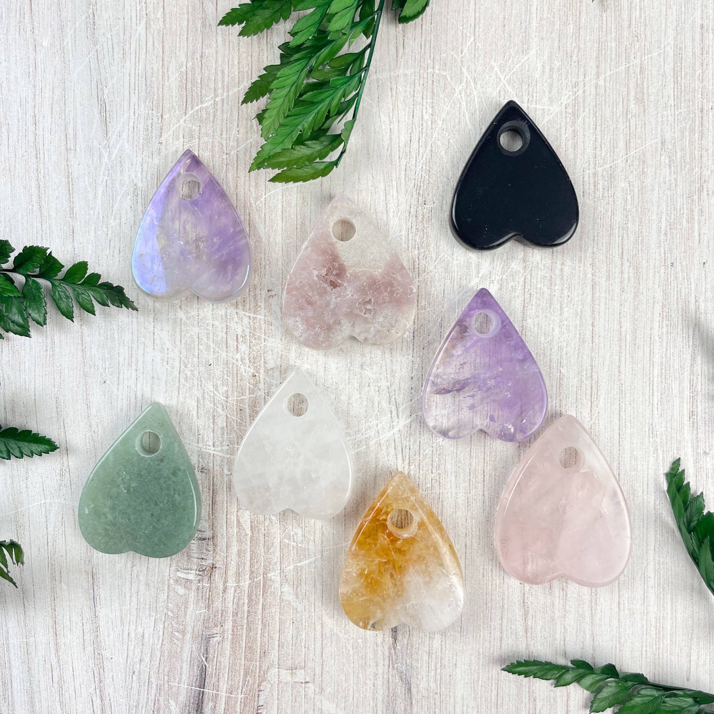 Gemstone Planchette Carving: Citrine