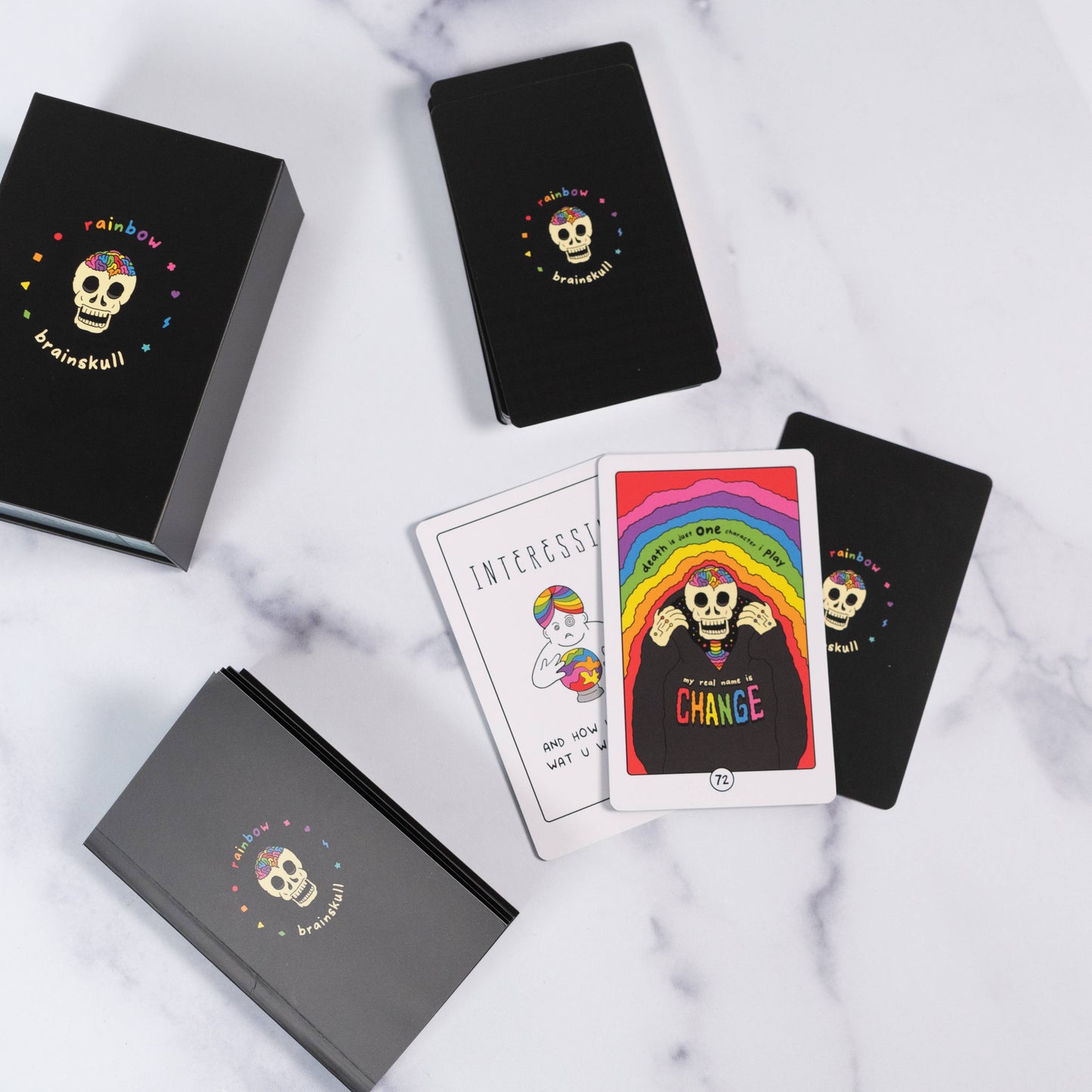 Rainbow Brainskull Oracle Deck by Ramin Nazer: Mixed Media; 76 pages / English