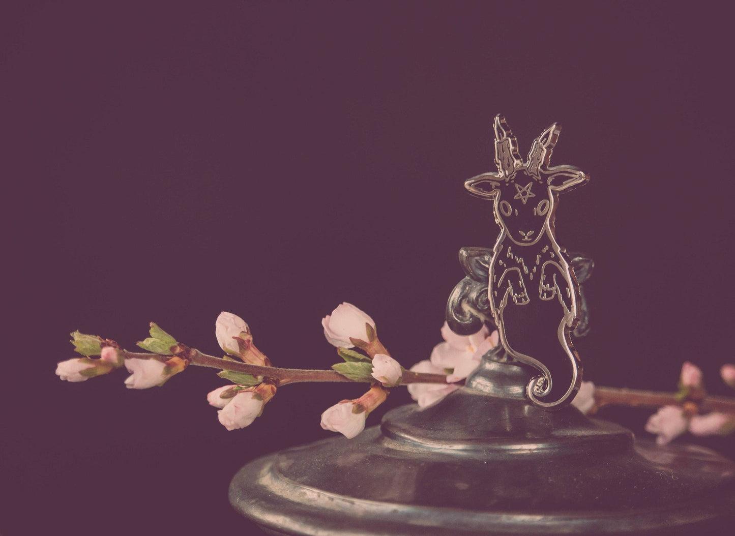 Ghost Goat - Enamel Pin