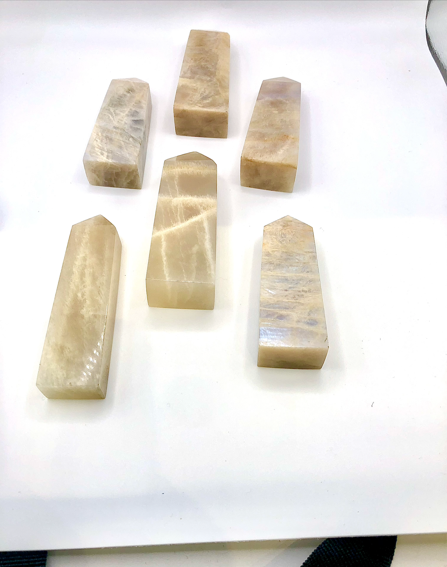 Moonstone Gemmy Crystal Tower
