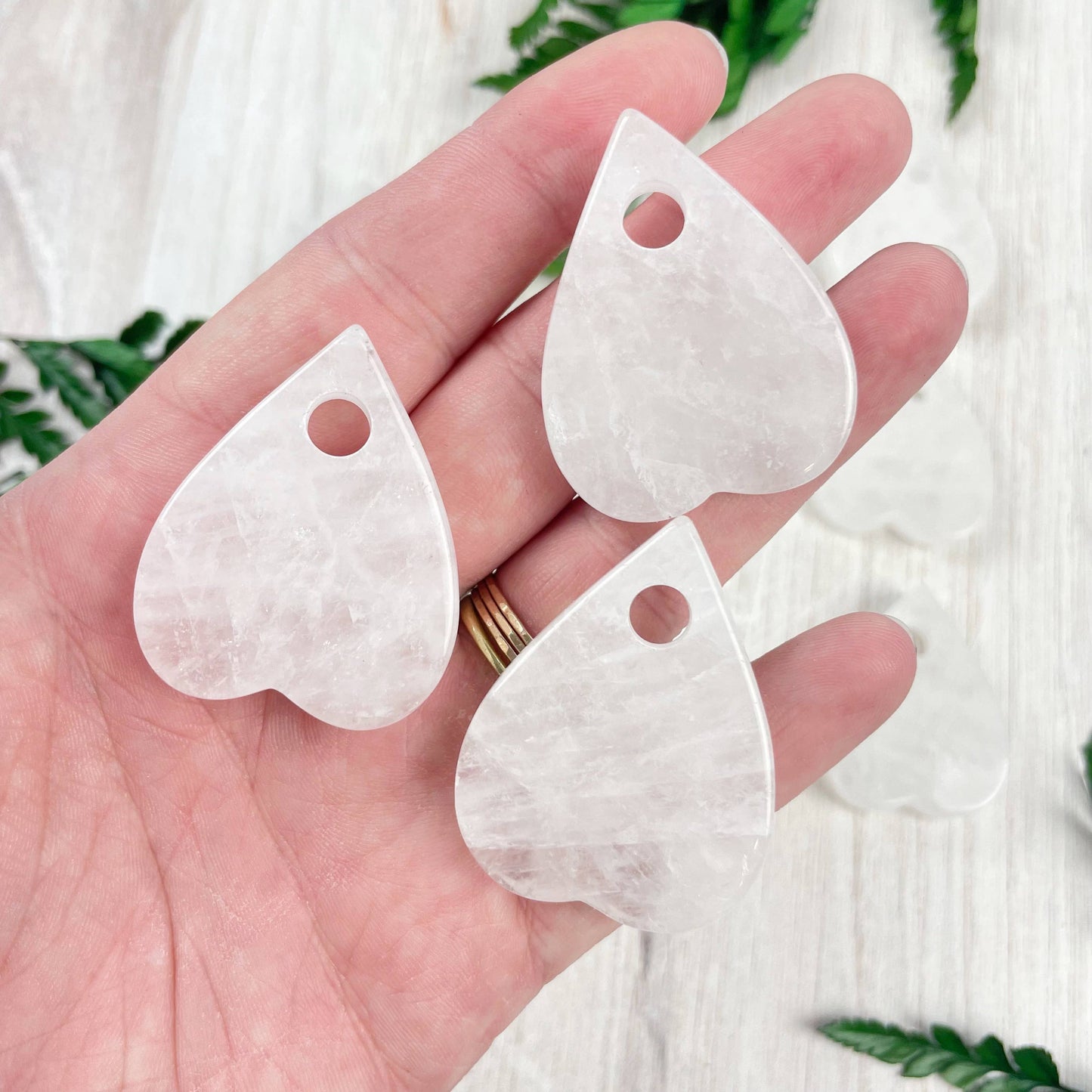 Gemstone Planchette Carving: Citrine