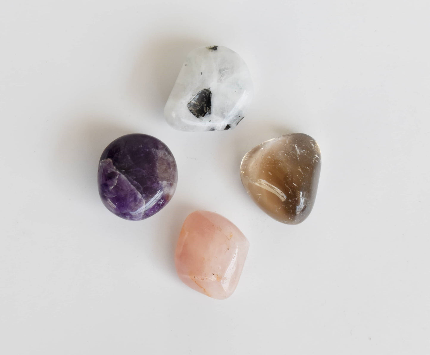 GRIEF Support Relief Crystal Set, Crystal Healing Grief Kit: SET2 (Tumbles+ Bracelet)