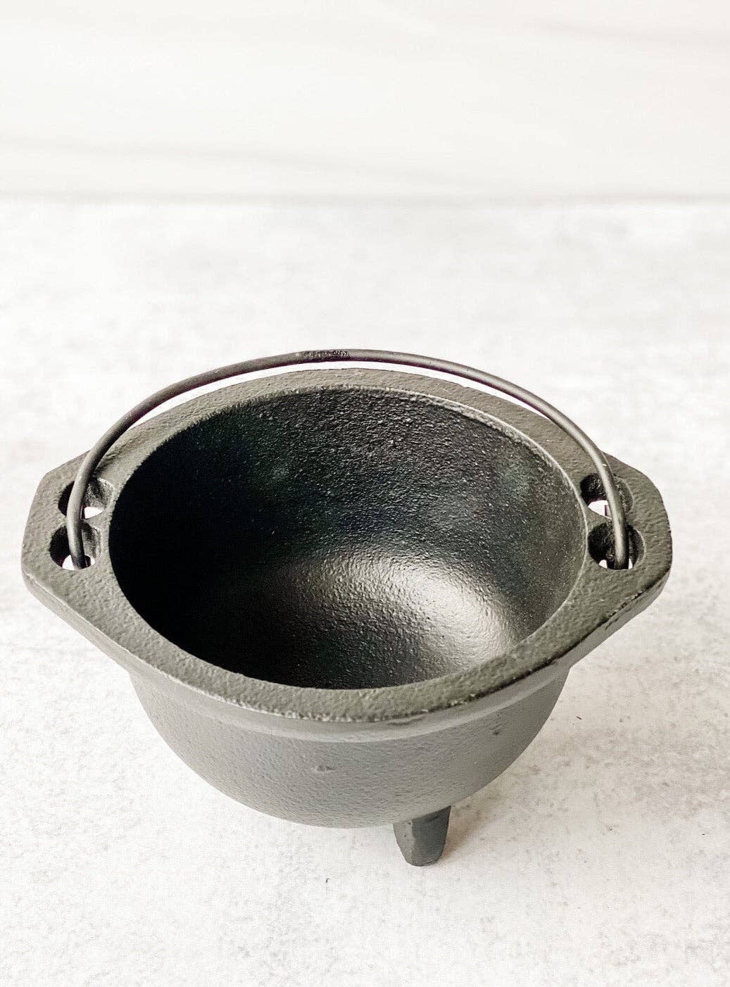 Cauldron Smudge Pot, Cast Iron Incense Burner, Resin Burner: Medium