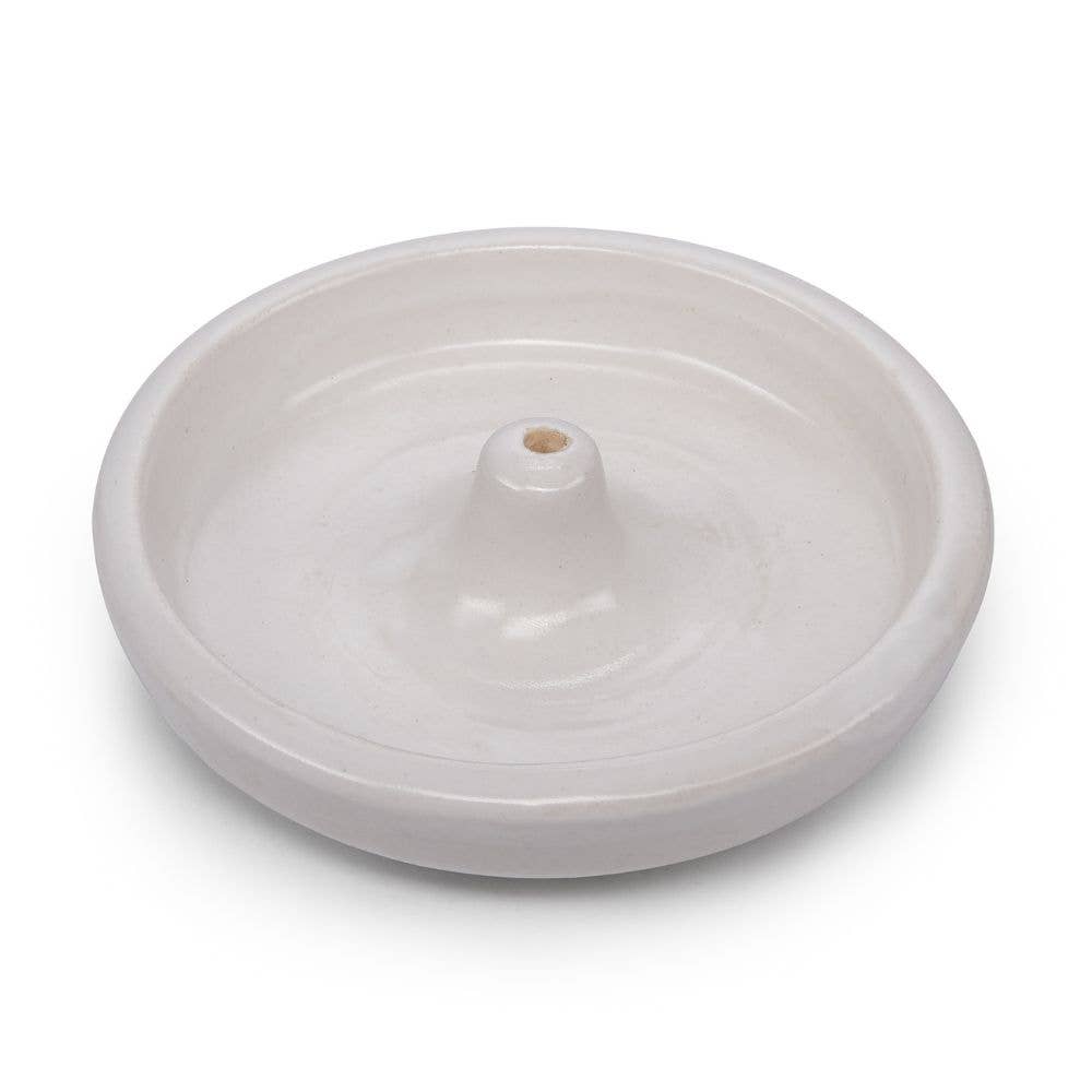 Set of 5 Ceramic Disc Incense Sticks Holder