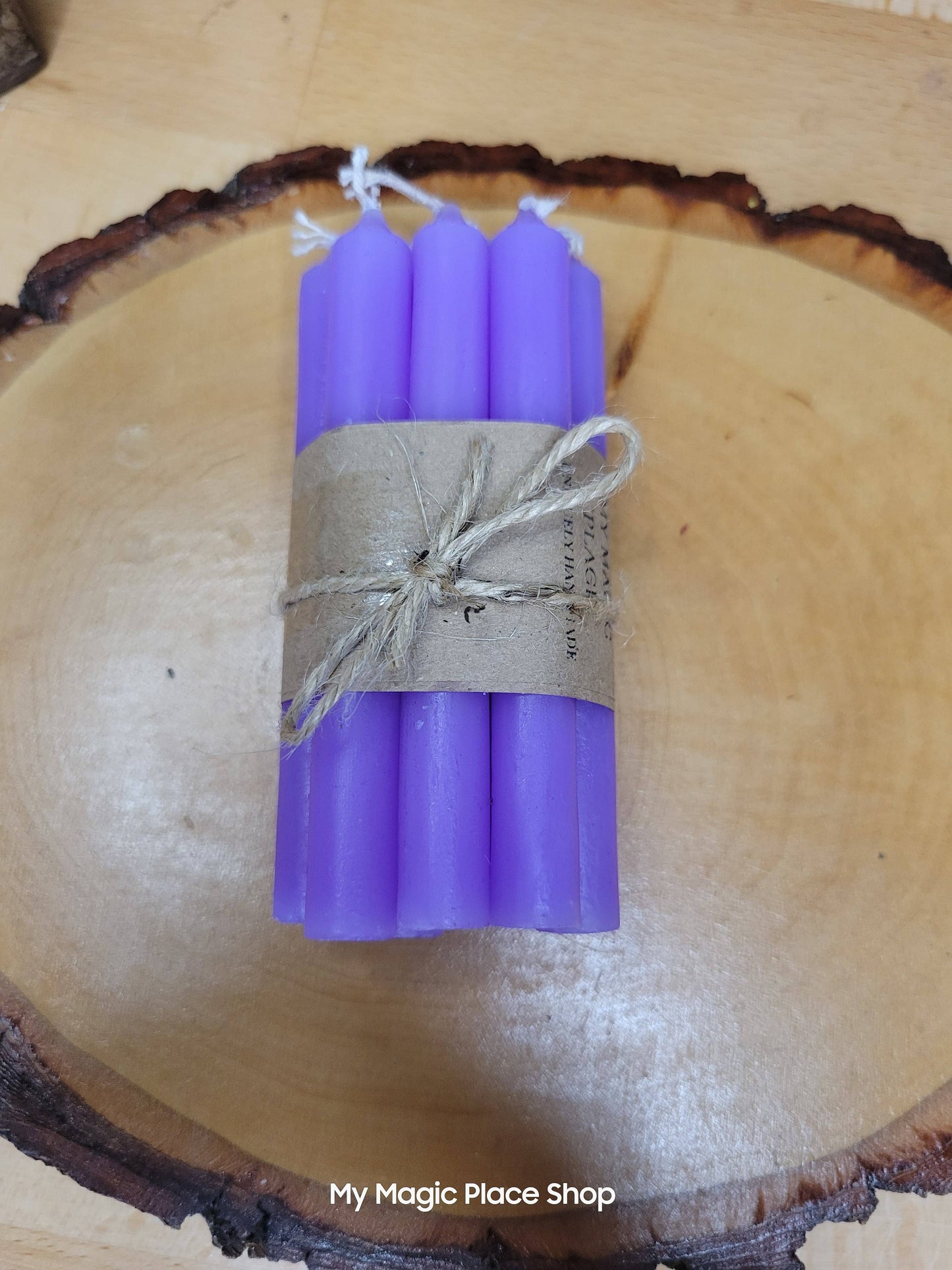 Pack of 10 colored spell candles, Chime Candle 4 Inches: White
