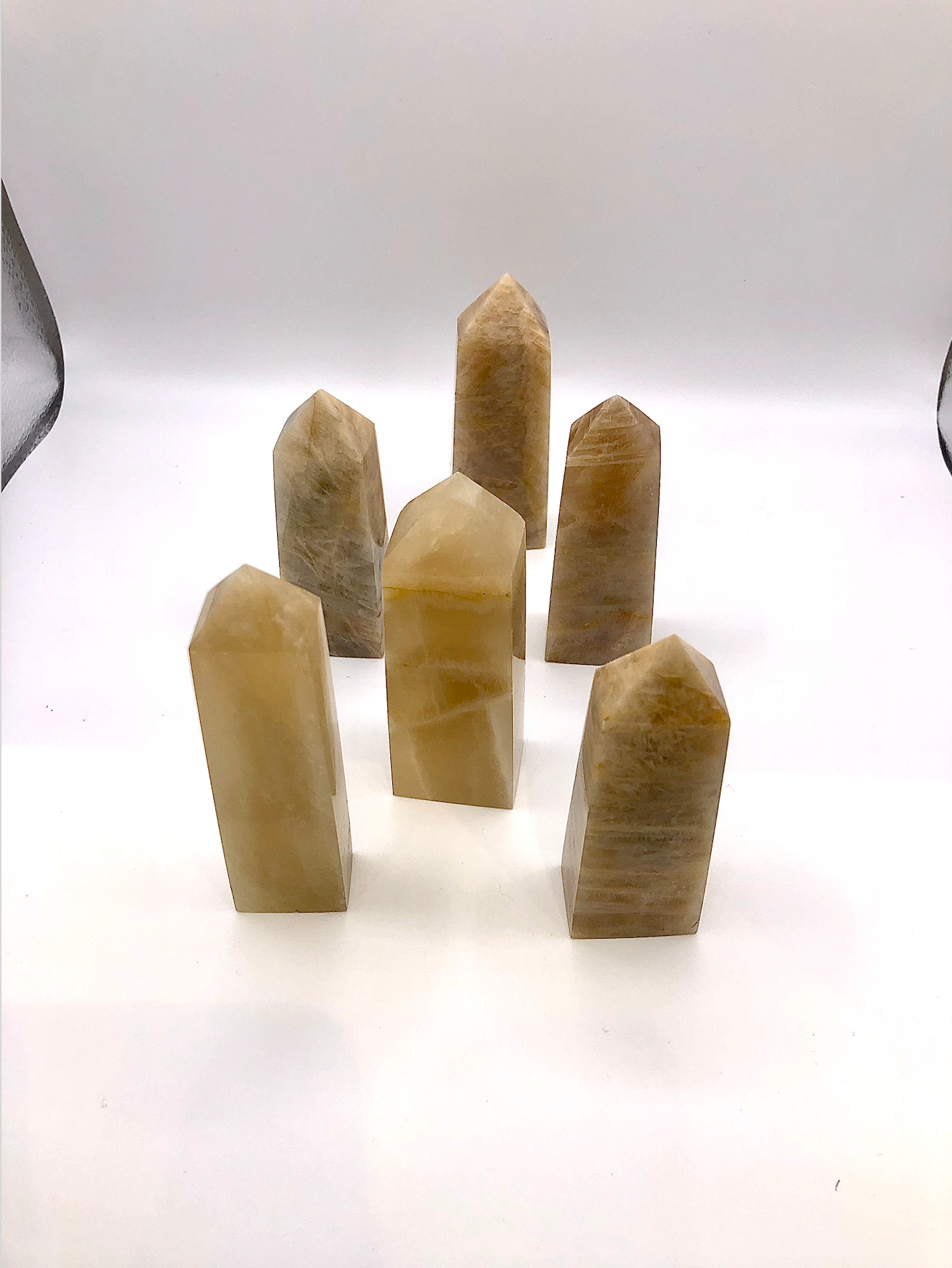 Moonstone Gemmy Crystal Tower