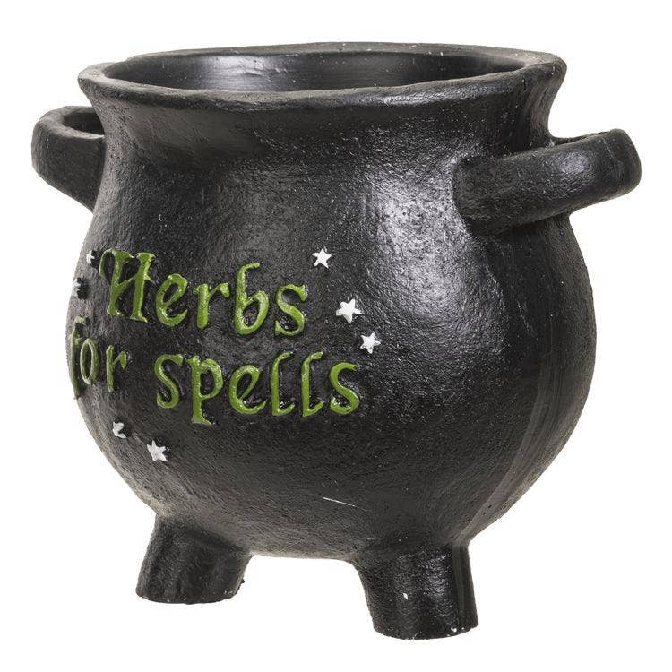 Herbs for Spells Cauldron Planter