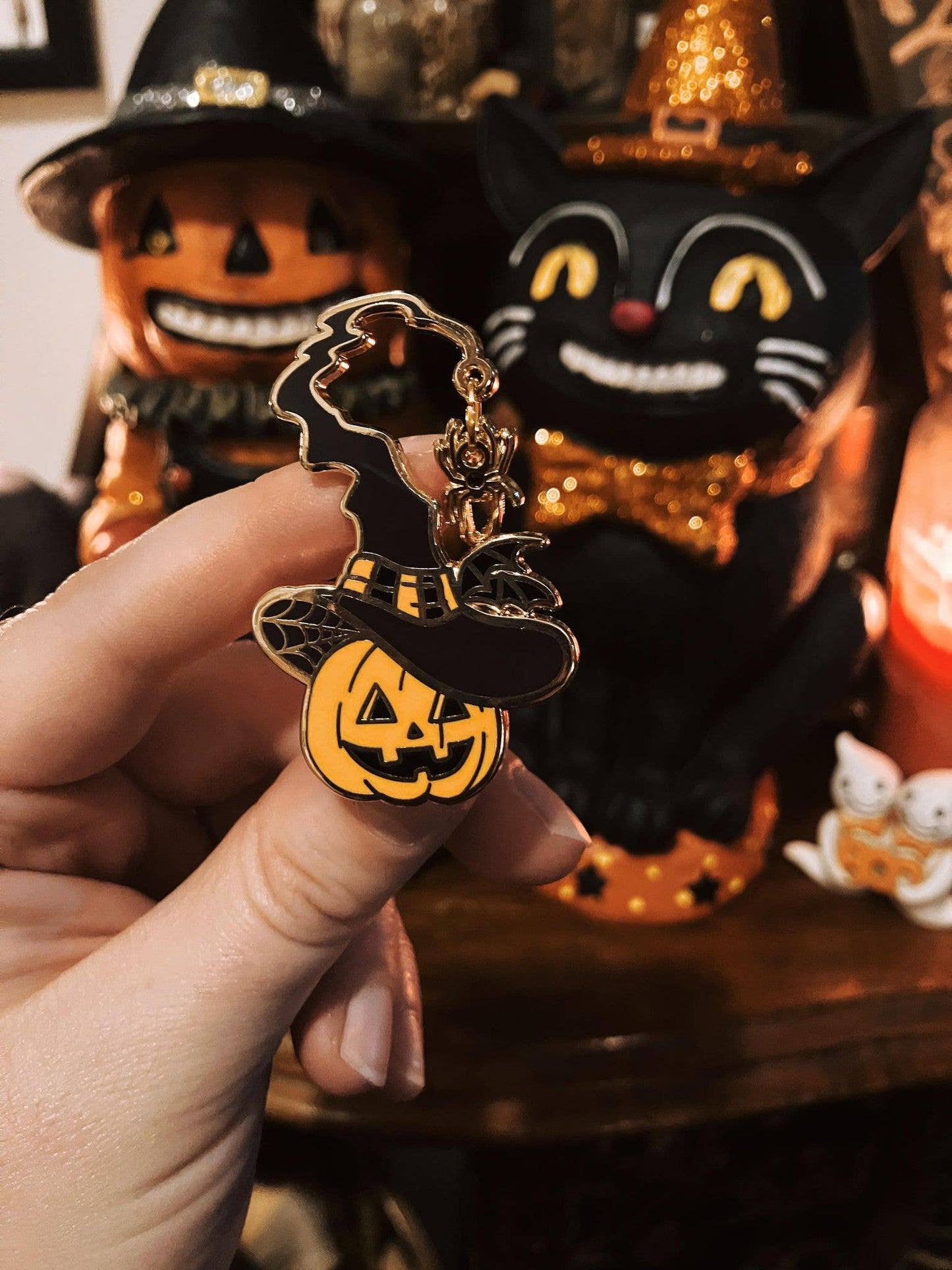 Witch's Jack-o-Lantern - Halloween Enamel Pin