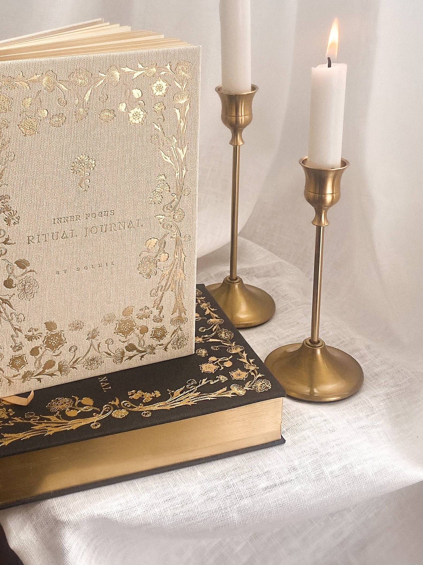 Linen Ritual Journal, Midnight Black, ED II