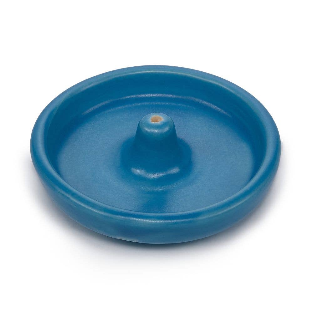 Set of 5 Ceramic Disc Incense Sticks Holder