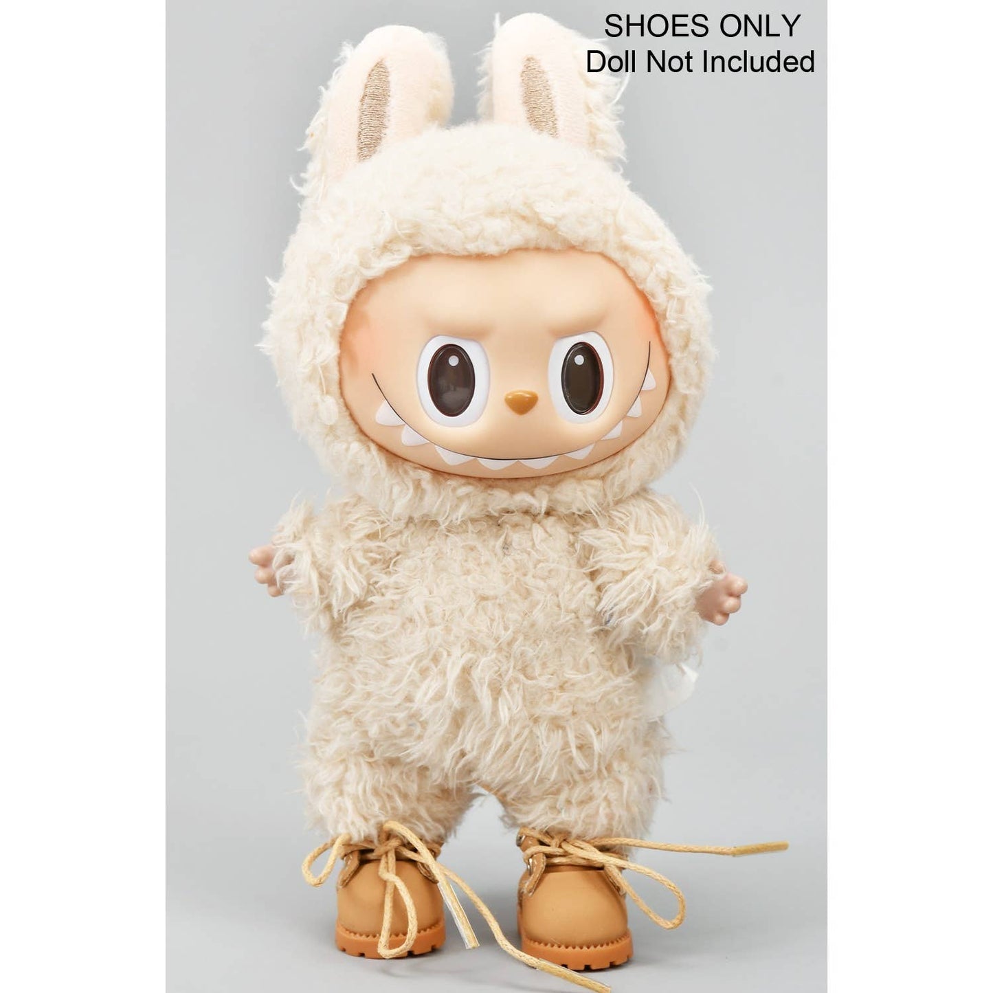 TIMB BOOTS FOR LABUBU: Beige / 1 SIZE