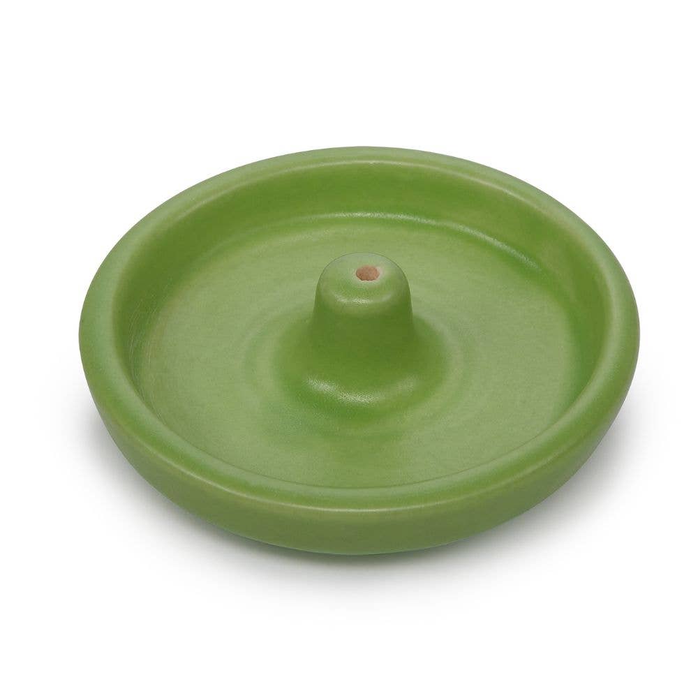 Set of 5 Ceramic Disc Incense Sticks Holder