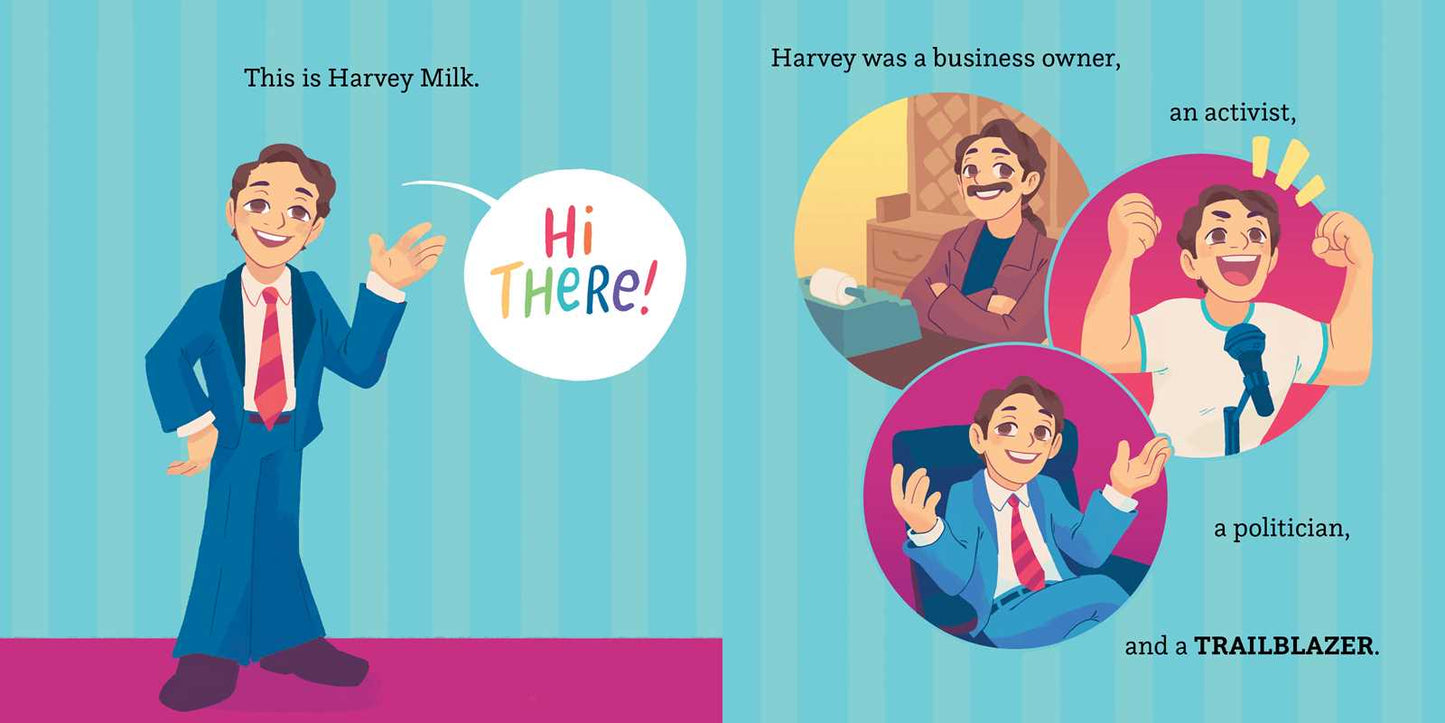 Harvey Milk by Little Bee Books: Board Books; 22 pages / English