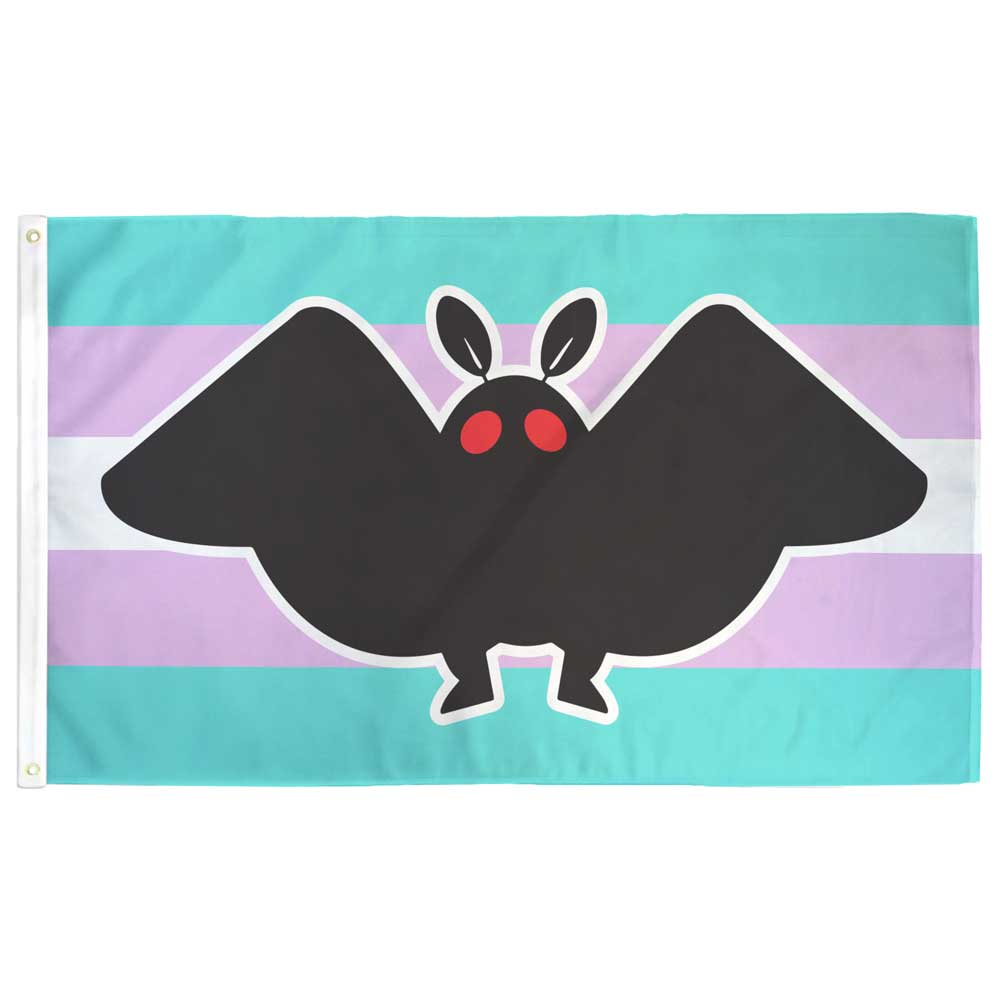 Mothman Pride: 3ft x 5ft Single-Sided with Grommets