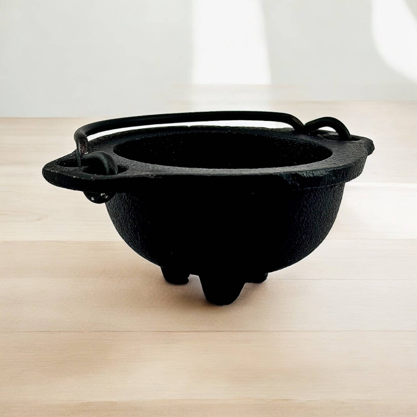 Cauldron Smudge Pot, Cast Iron Incense Burner, Resin Burner: Small