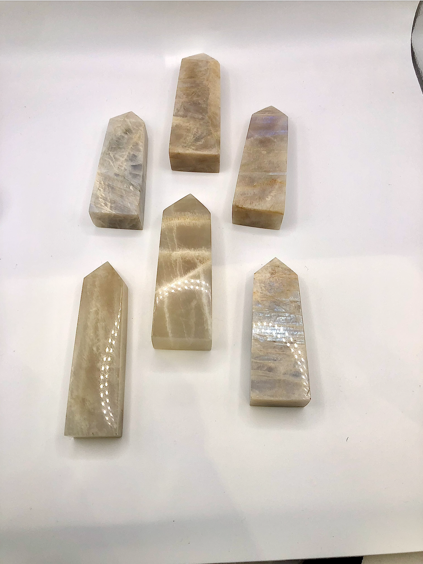 Moonstone Gemmy Crystal Tower