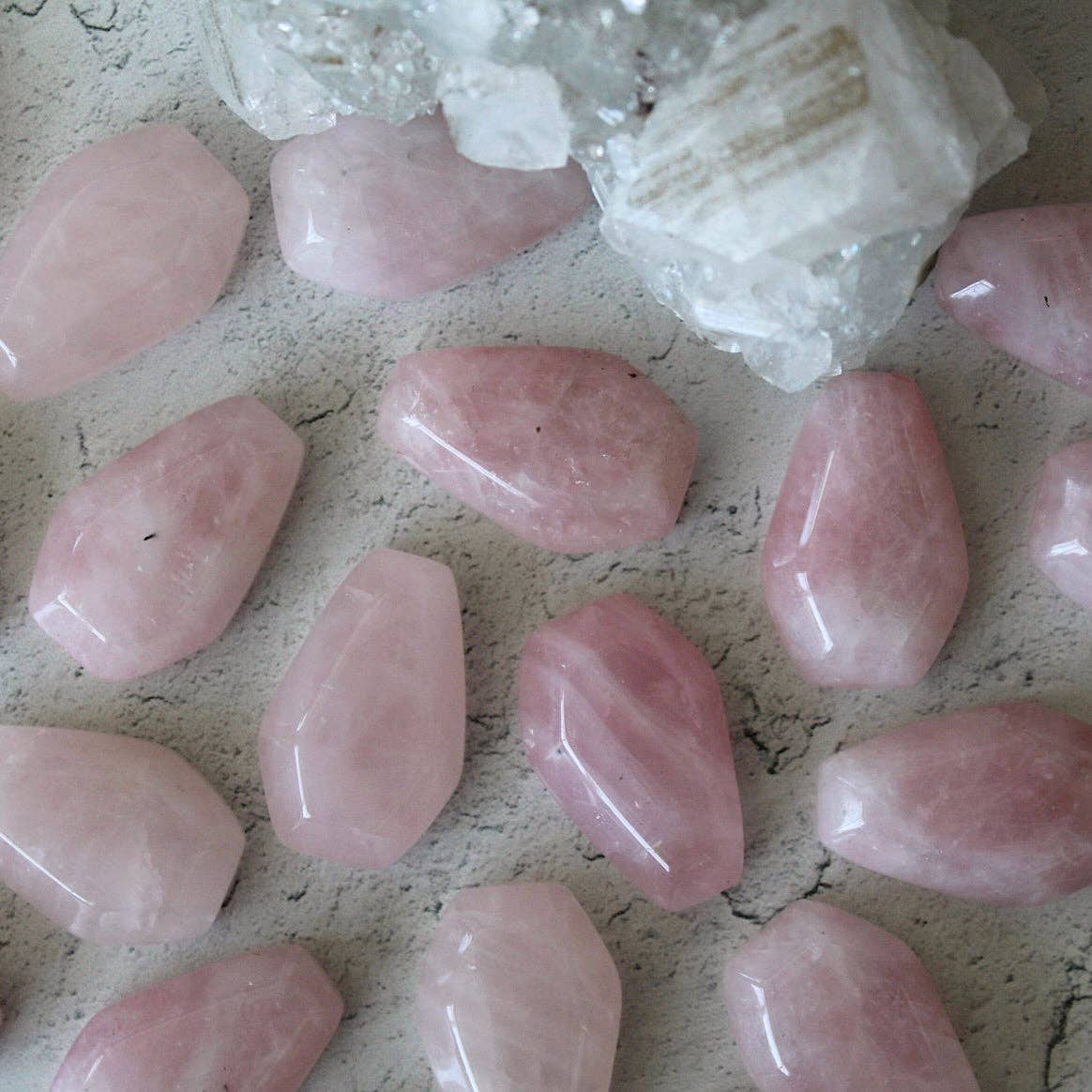 Rose Quartz Coffin (Crystals & Stones)