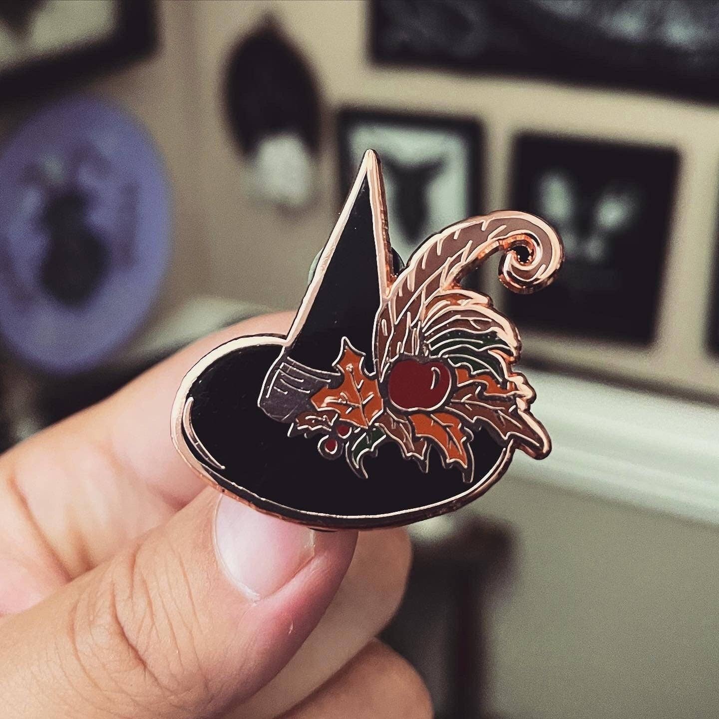 Mabon Witch's Hat - Enamel Pin