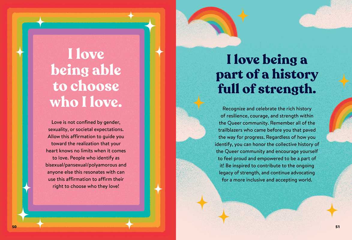 Affirmations for Queer People by Jess Vosseteig: Hardcover; 208 pages / English