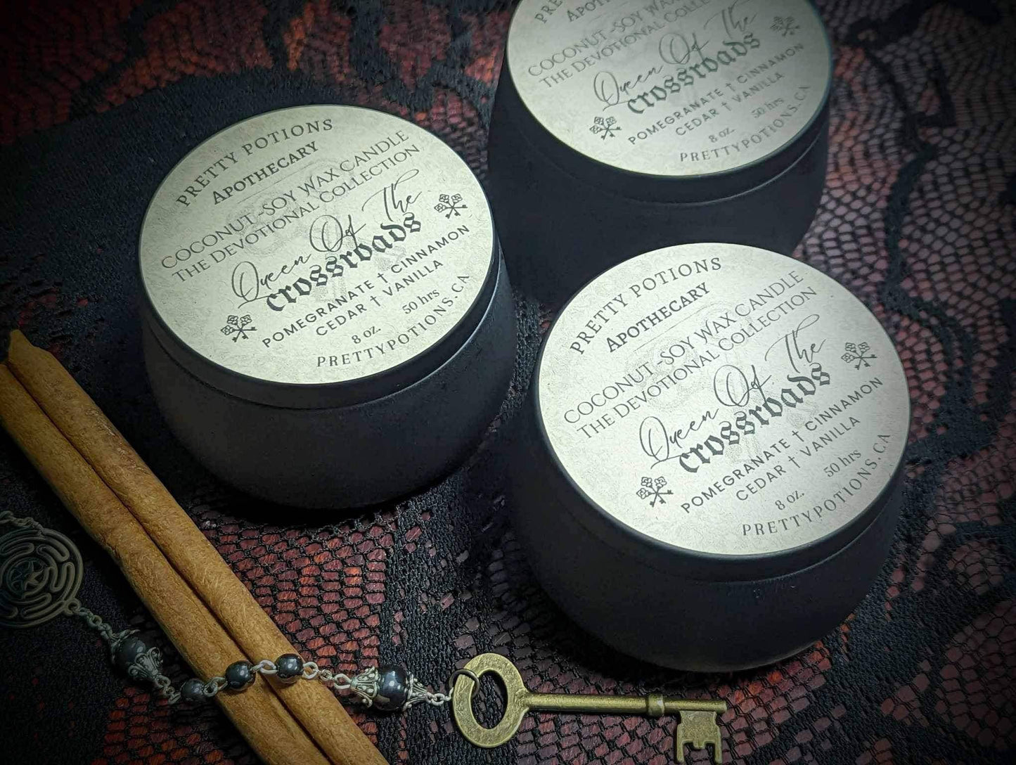 Queen of the Crossroads Hekate Devotional Candle