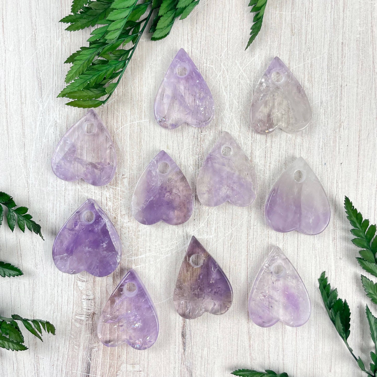 Gemstone Planchette Carving: Amethyst