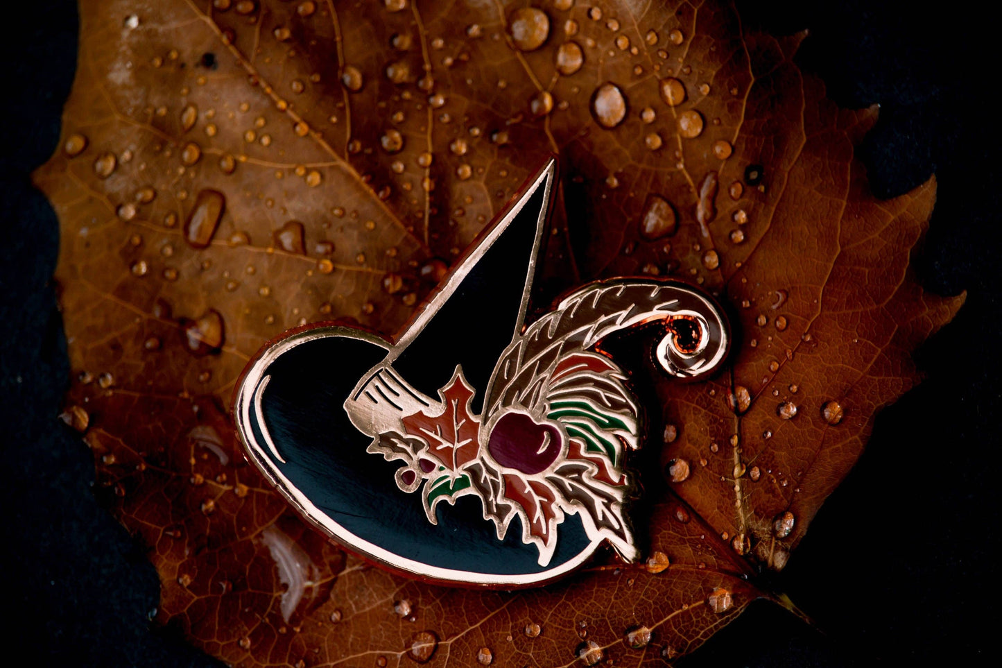 Mabon Witch's Hat - Enamel Pin