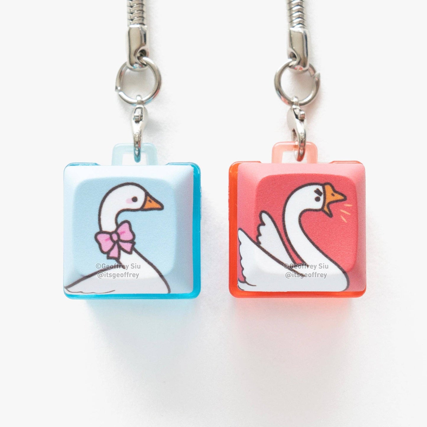 Goose Clicky Keychains: Nice Goose
