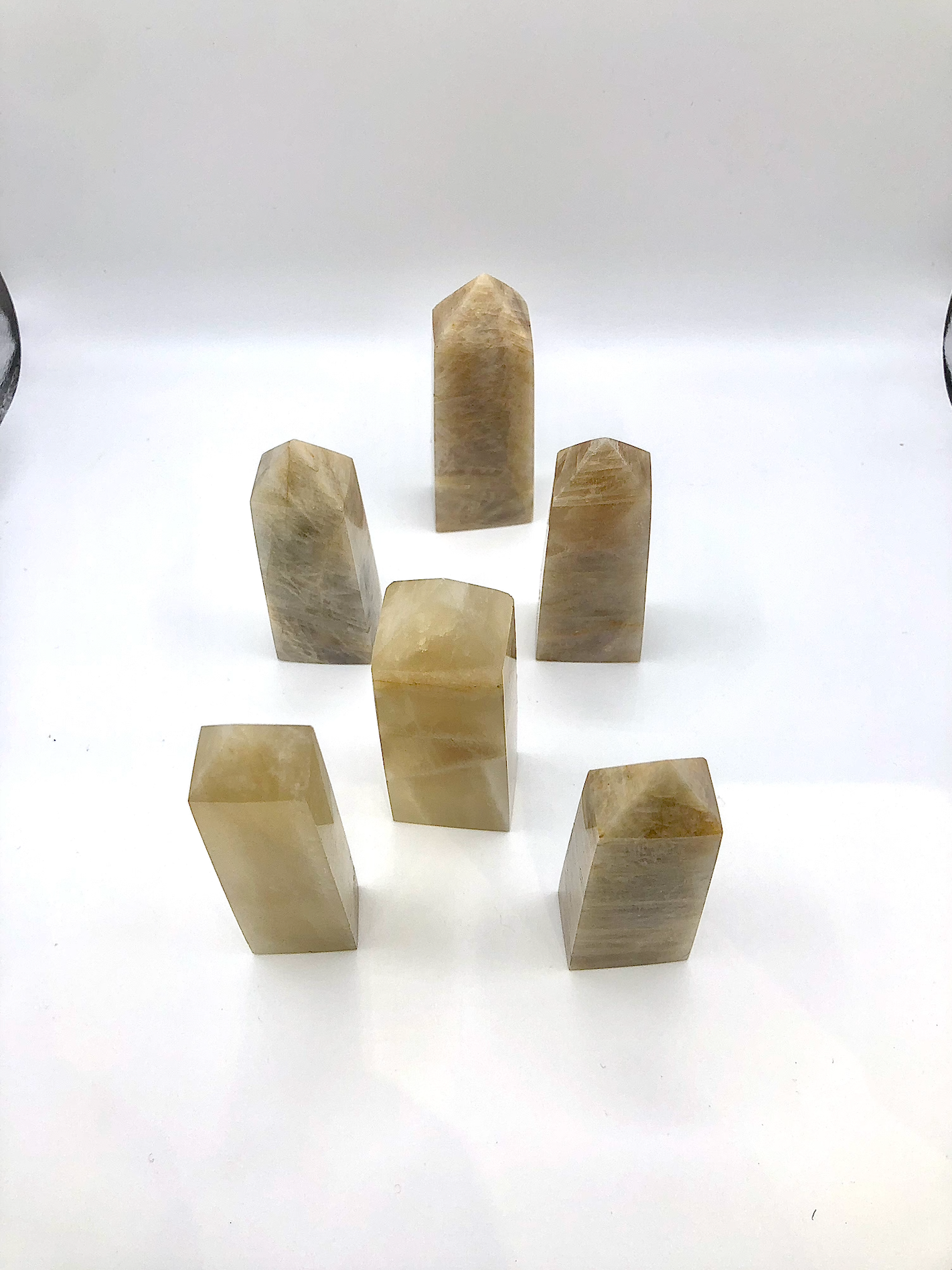 Moonstone Gemmy Crystal Tower