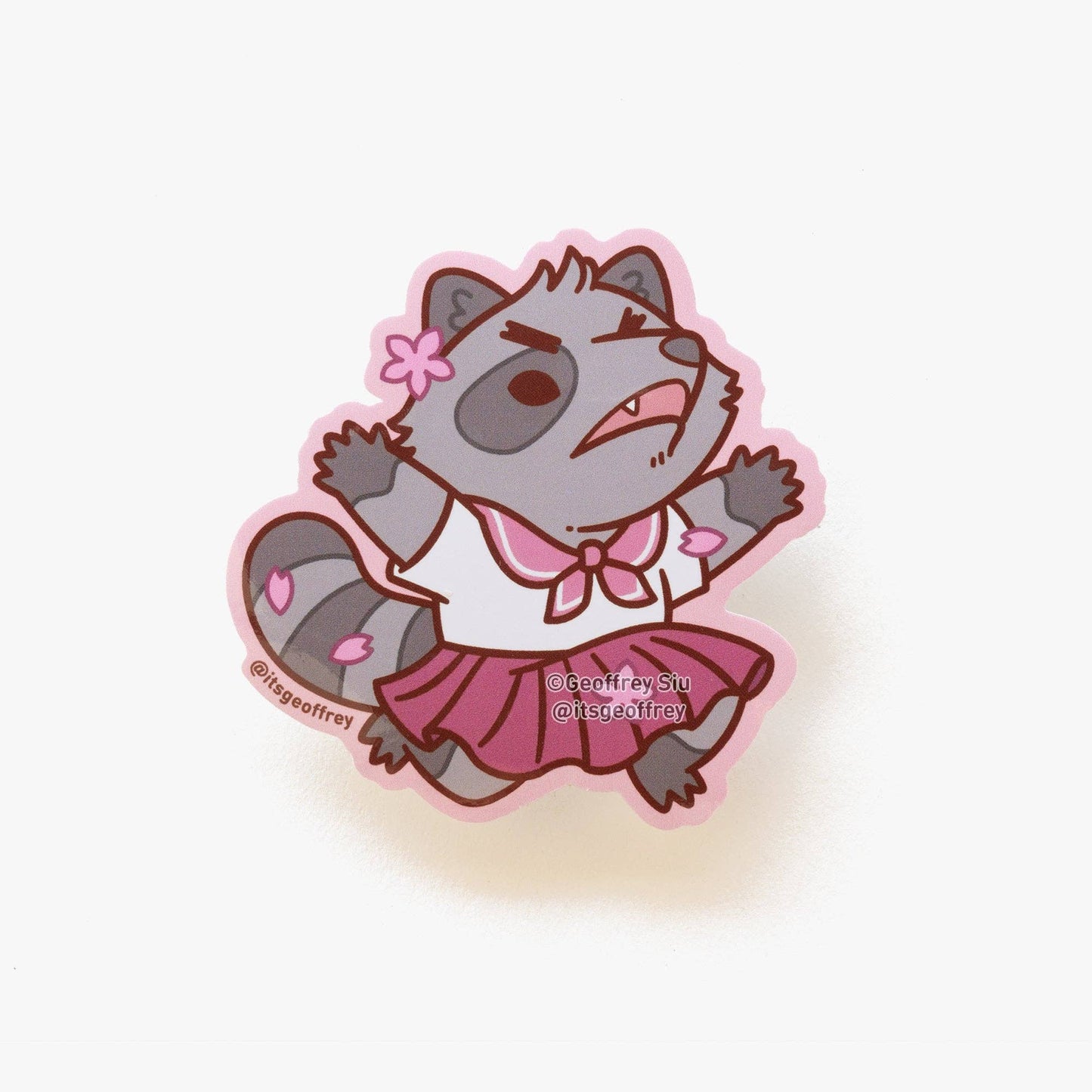 Sakura-Kun Vinyl Stickers: Girl