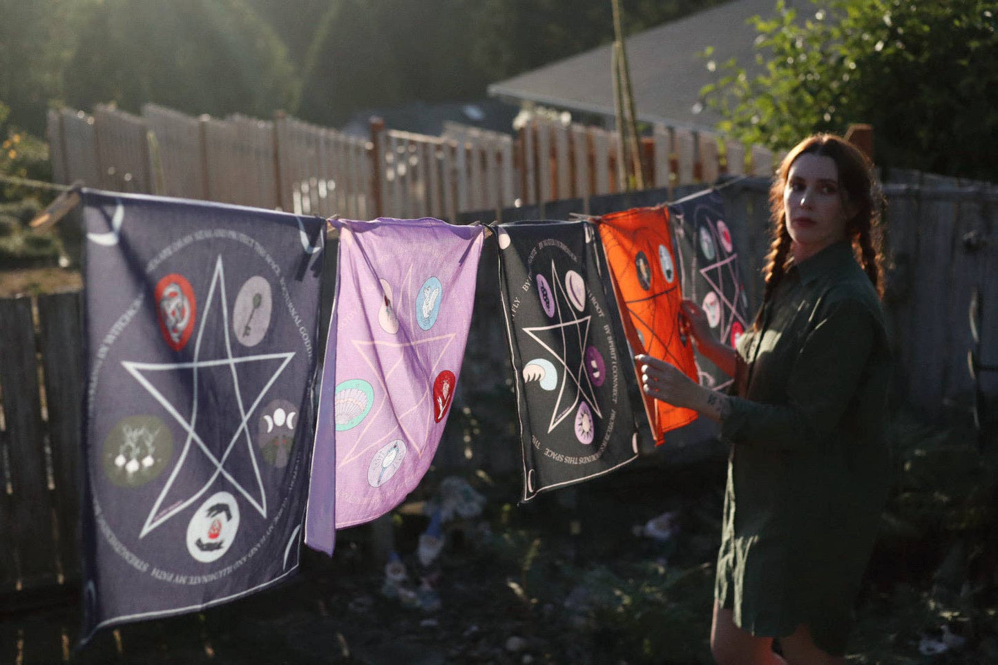 Altar Cloth Bandana: Hekate
