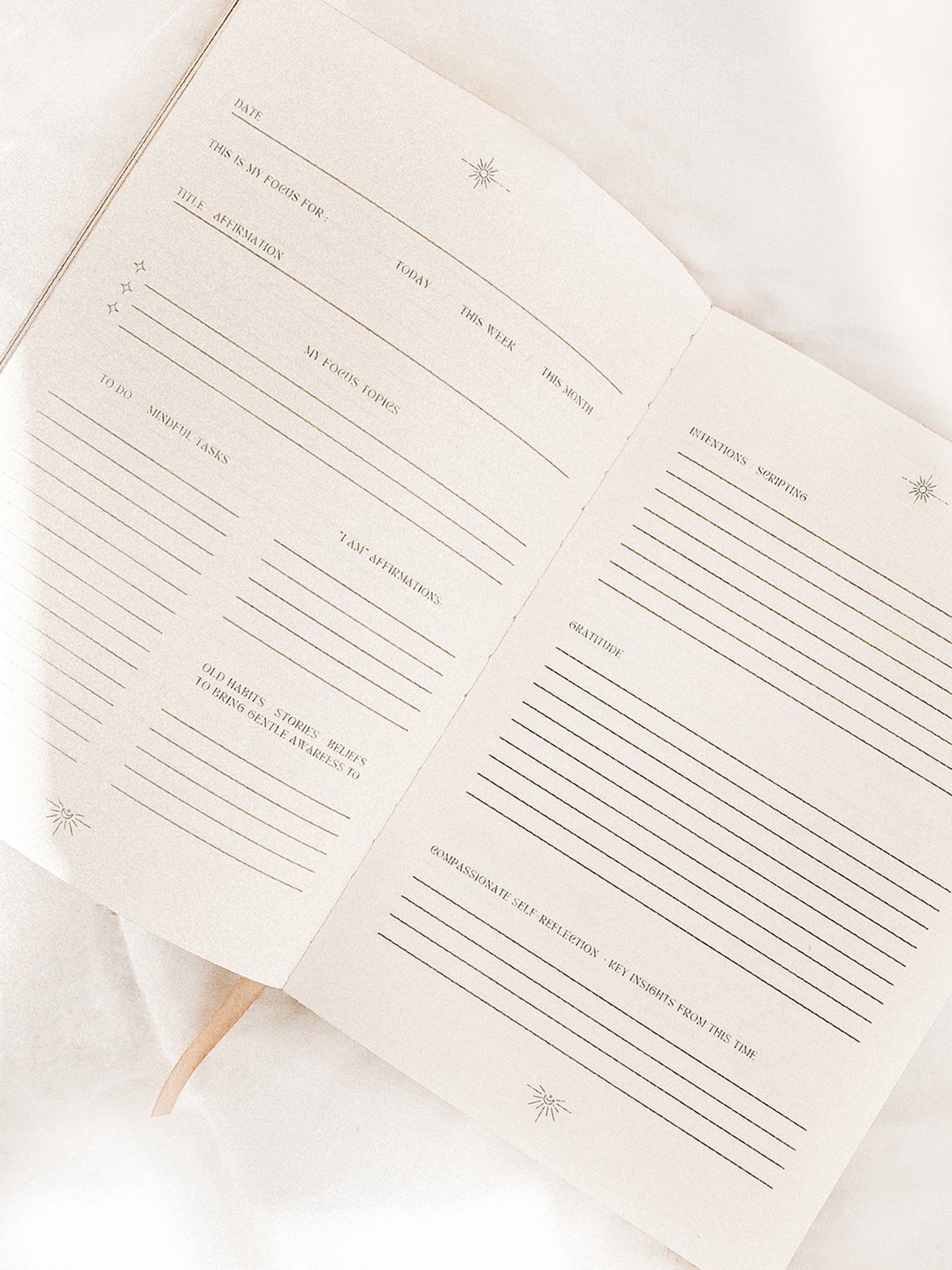 Linen Ritual Journal, Midnight Black, ED II