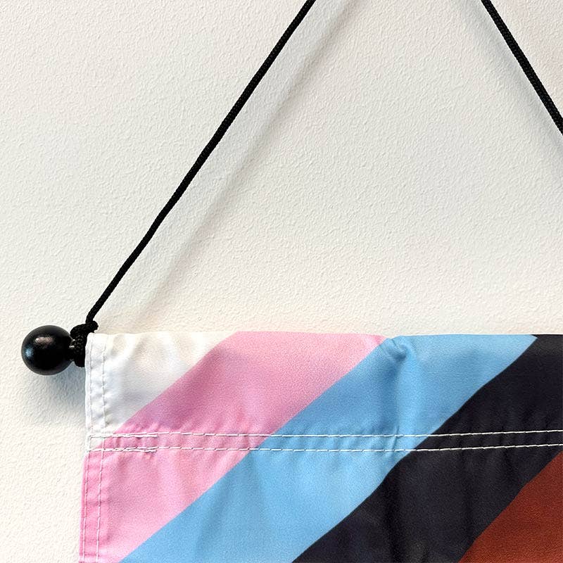 Hanging Wooden Wall Rod and Cord: Wooden