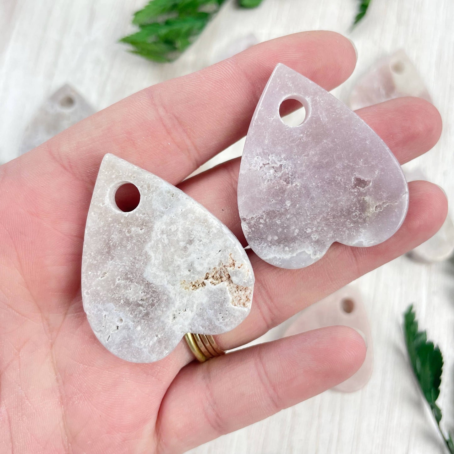 Gemstone Planchette Carving: Amethyst