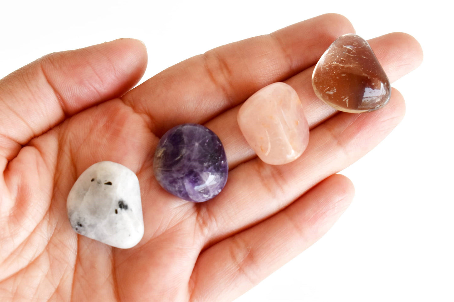 GRIEF Support Relief Crystal Set, Crystal Healing Grief Kit: SET2 (Tumbles+ Bracelet)