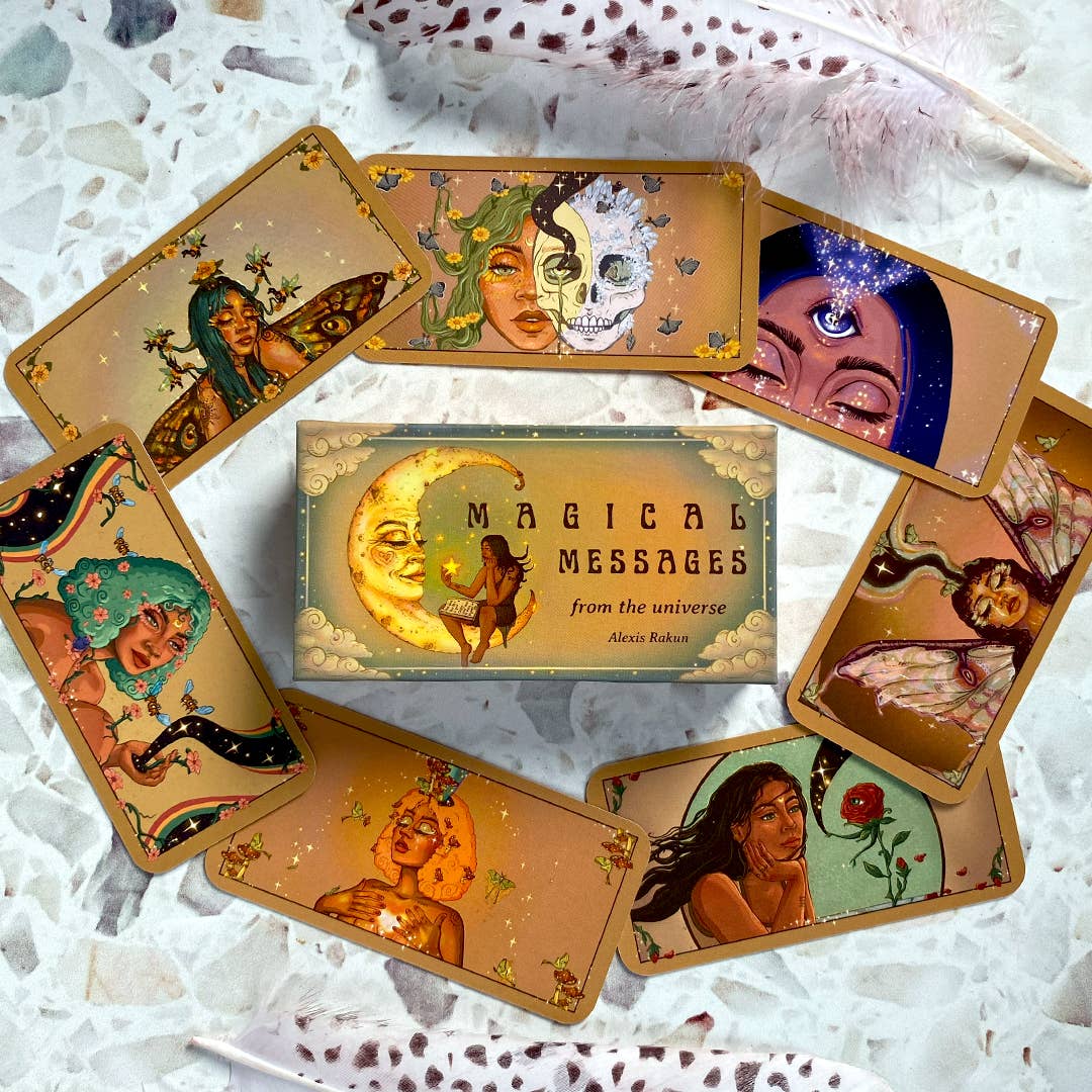 Magical Messages from the Universe by Alexis Rakun: Flashcards; 40 pages / English