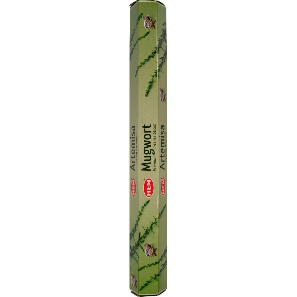 Hem Hexagonal Pack Incense 20 Gr Mugwort (Pack of 6)