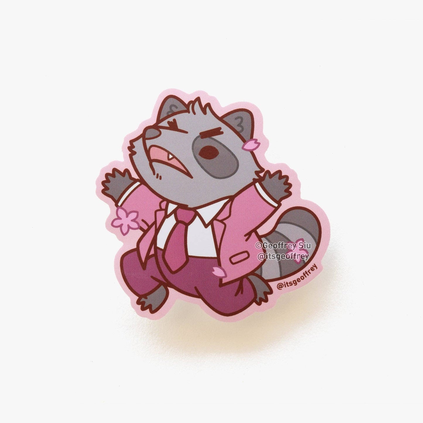 Sakura-Kun Vinyl Stickers: Girl